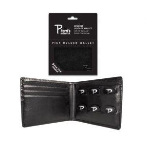 Perri's Black Genuine Leather Pic Holder Wallet