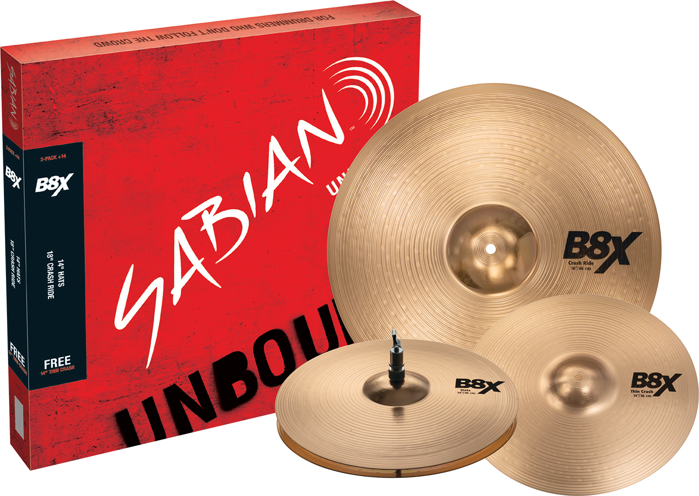 SABIAN-B8X-2-Pack-45002X-14-BoxCymbals