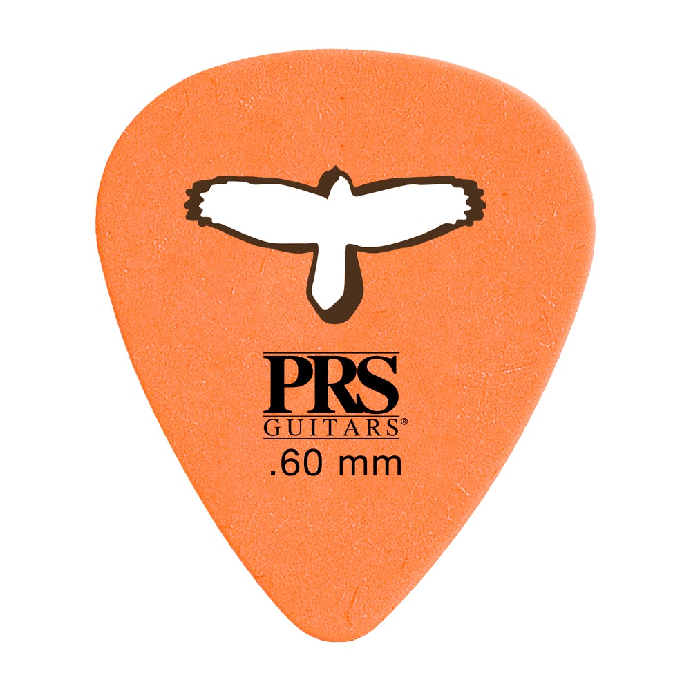 PRS Orange .60mm Derlin “Punch” Picks – 12 Pack