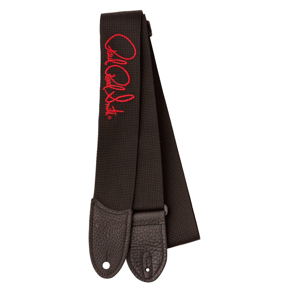 PRS Red Signature Logo 2″ Poly Guitar Strap