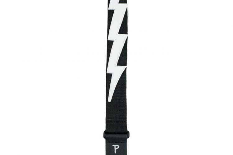 Perri’s Lightning Bolt Guitar Strap Black