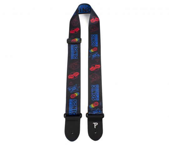 Perri's Blue/Red Sonic The Hedgehog Guitar Strap ⋆ Tony's One